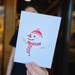 Load image into Gallery viewer, Snowman Holiday Greeting Card