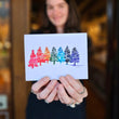 Load image into Gallery viewer, Rainbow Trees Greeting Card