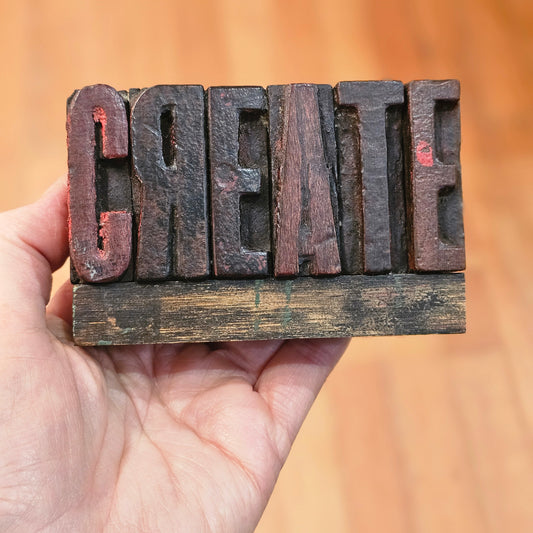 Create Letterpress on Reglet 4"x2.5"