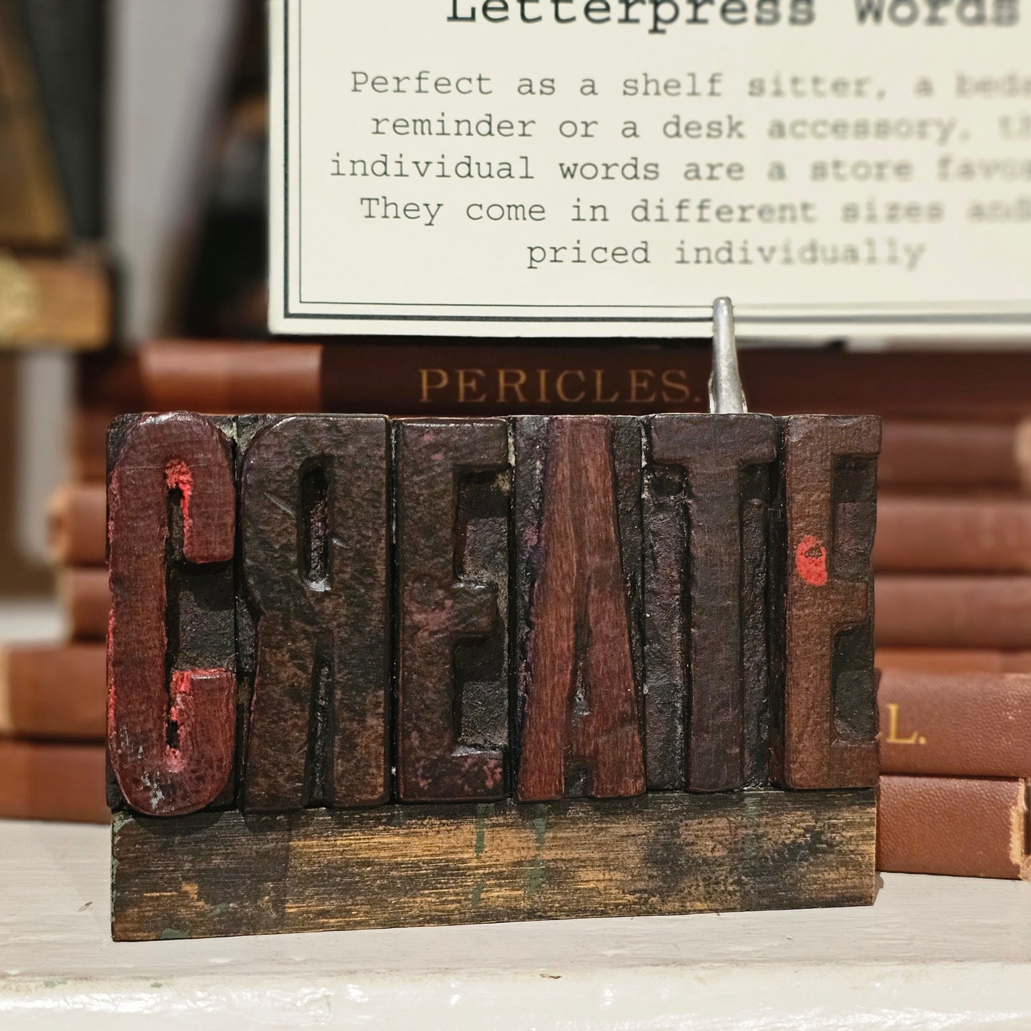 Create Letterpress on Reglet 4"x2.5"