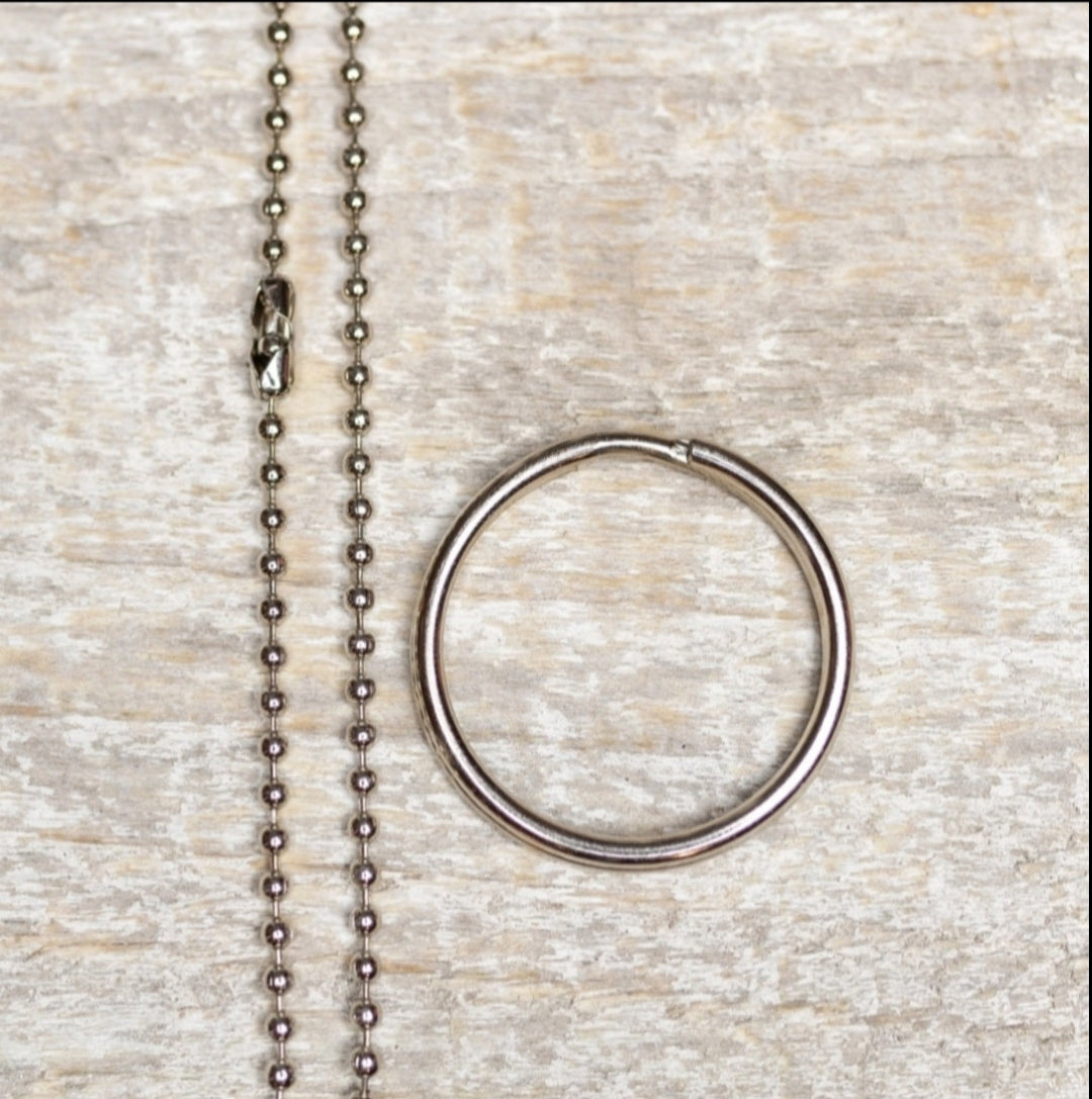 Don't Do Stupid Shit - 1.5" Hand Stamped Brass