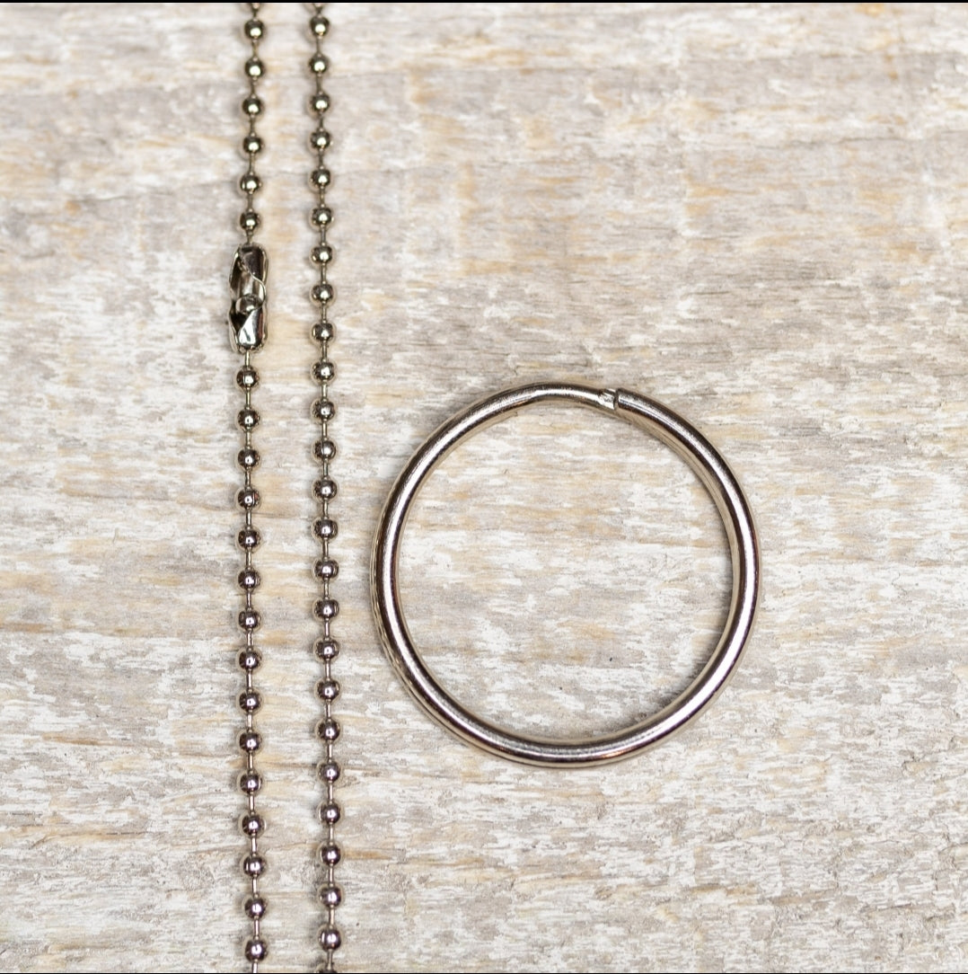 To the World You Are a Wife & Mother - Hand Stamped Brass