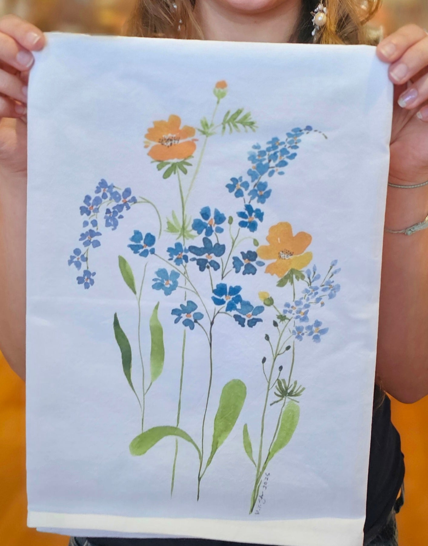 Wildflowers Tea / Kitchen Towel