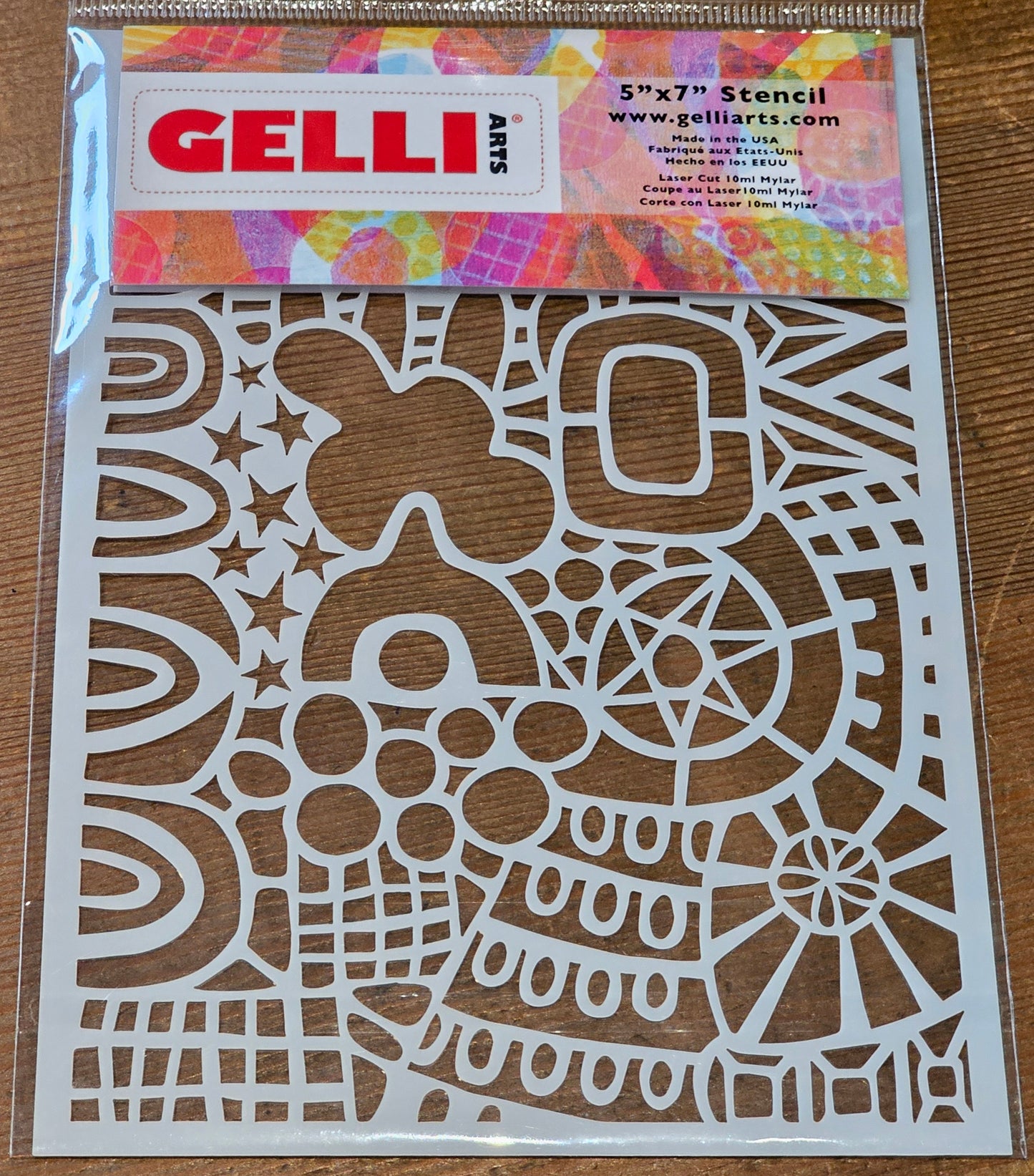 5" X 7" Wonderland Stencil