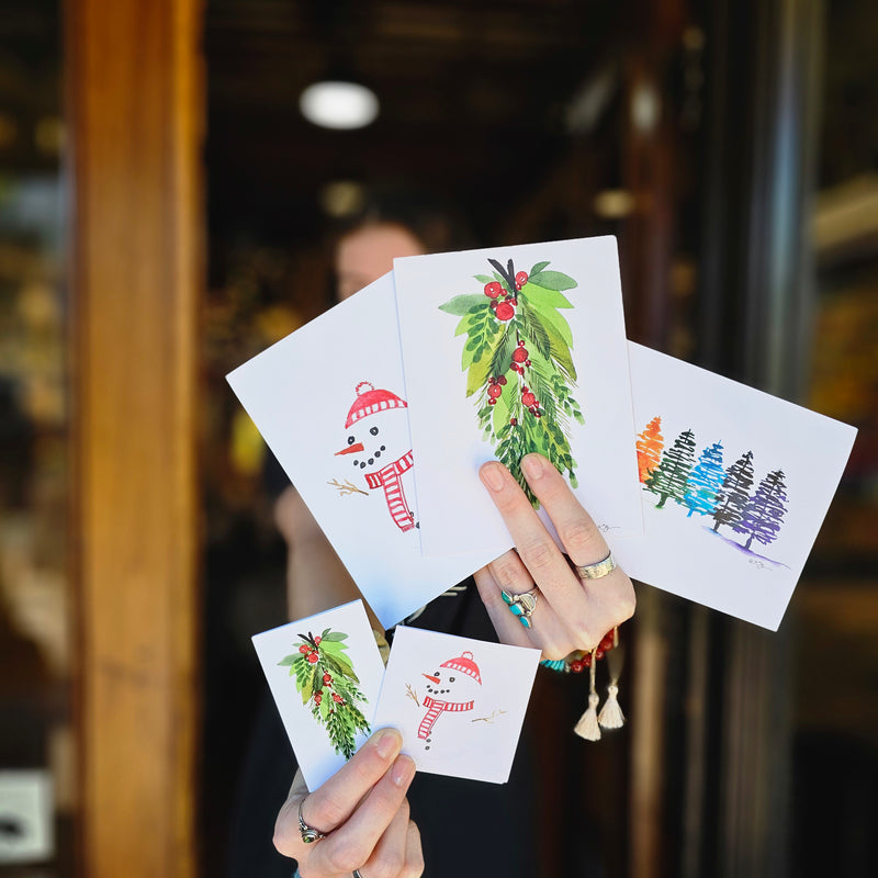 Christmas Swag Holiday Greeting Card 4 x 6