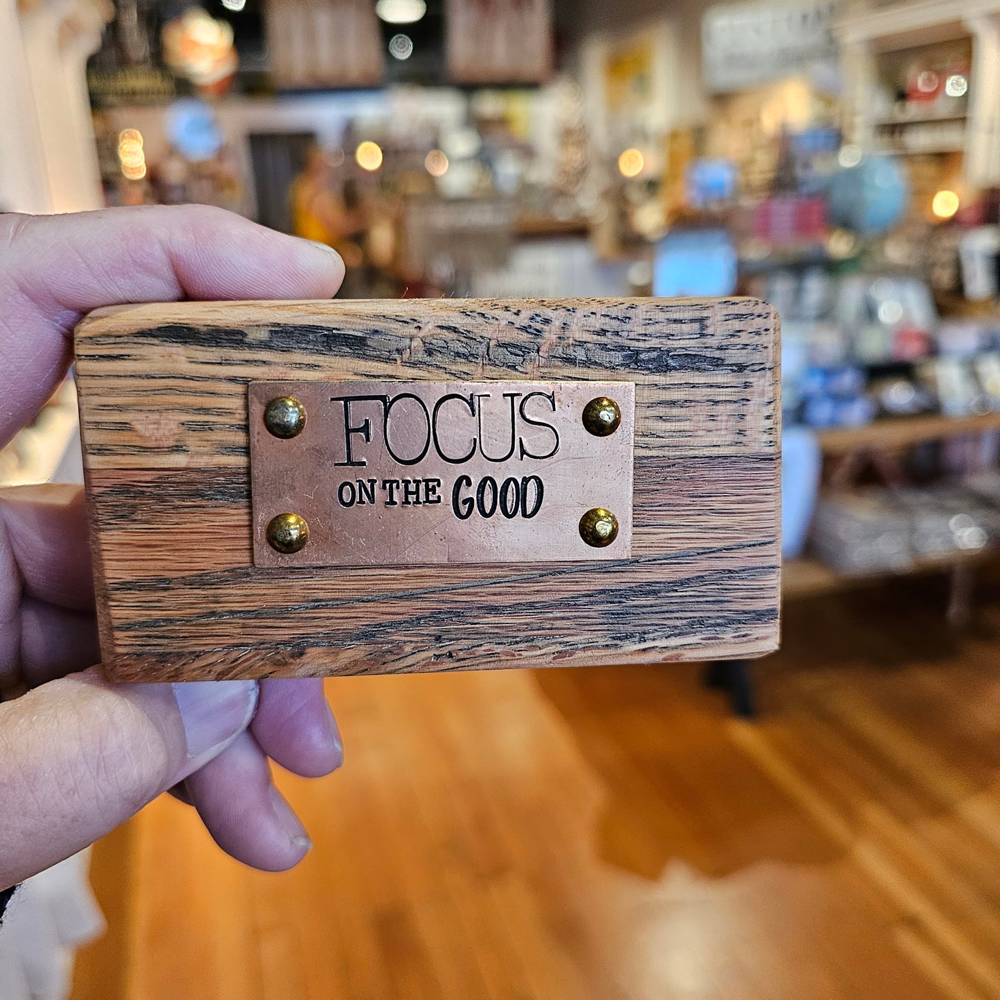 Focus On The Good... Inspirational Quote Block