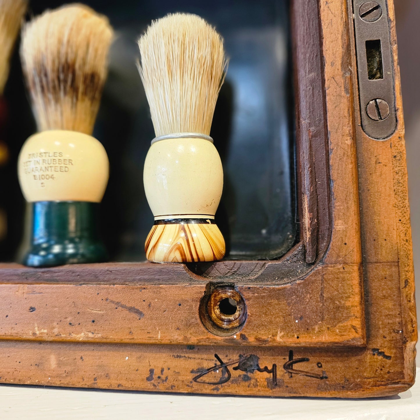 Vintage Shaving Brush Assemblage