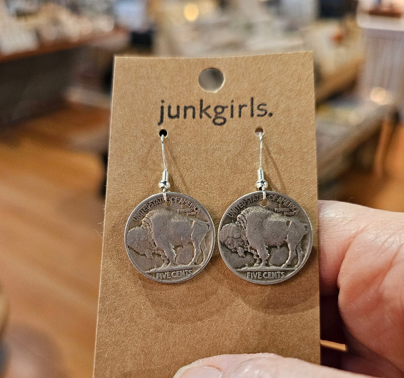 Buffalo / Indian Head Earrings
