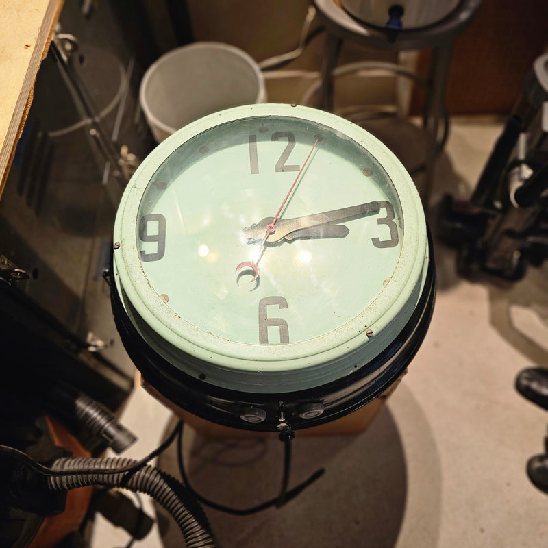 15" Diameter Neon Clock from 1950's