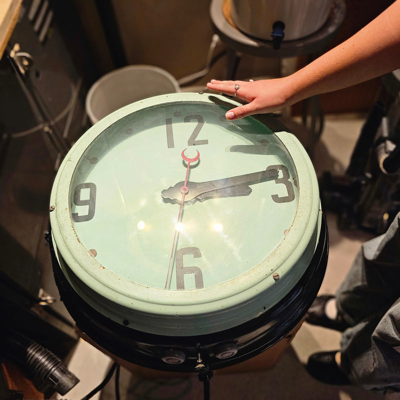 15" Diameter Neon Clock from 1950's