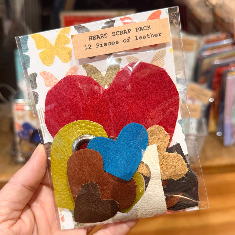 Leather Heart Scrap Pack