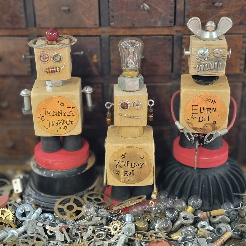 Junkbot Design Build a JunkBot Workshop with Jenny K. — The Junk Girls