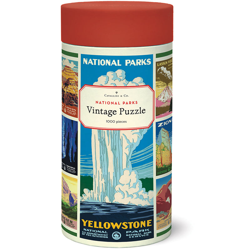 National Park Posters 1000 Piece Puzzle