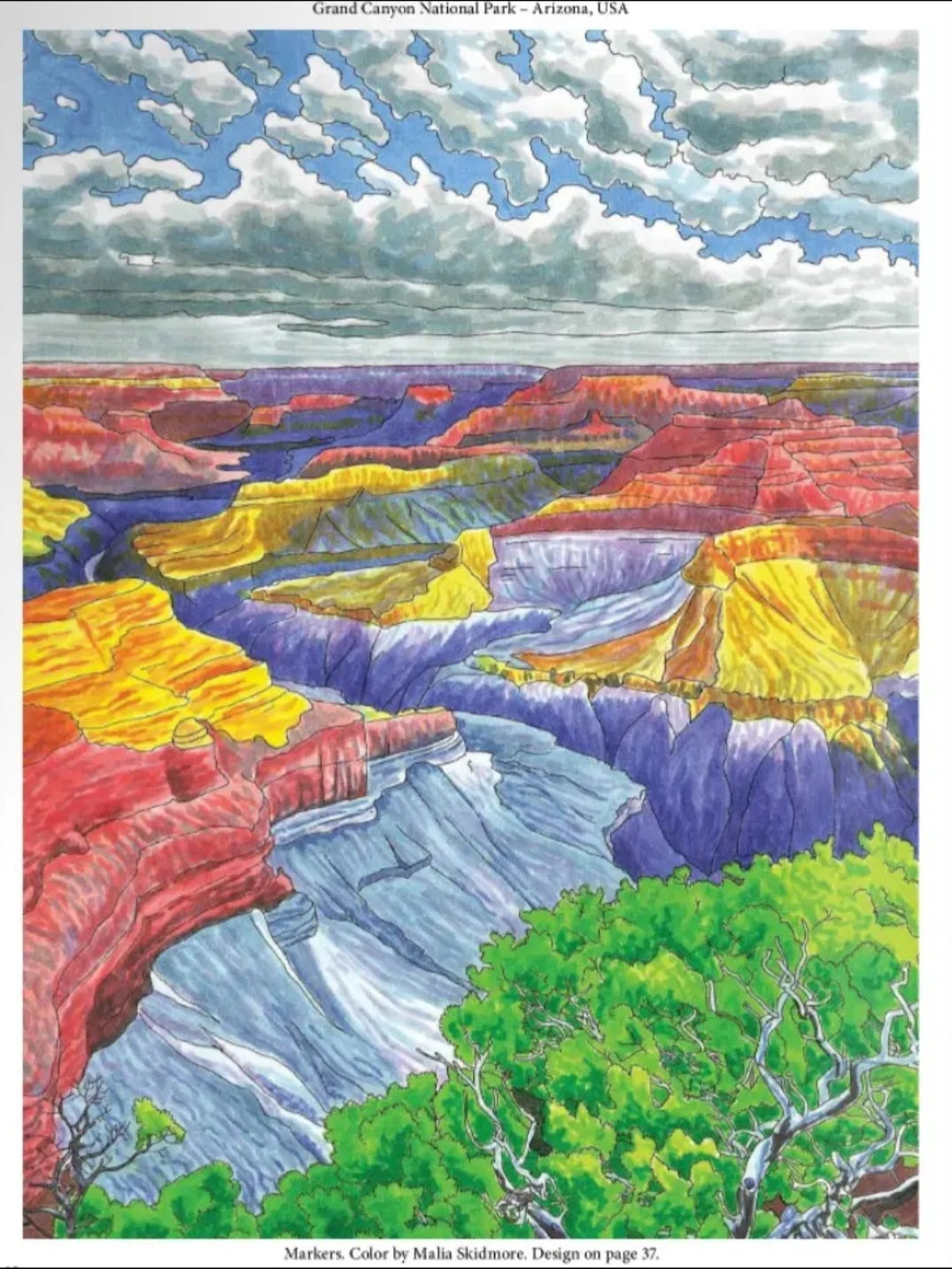 National Parks Coloring Book