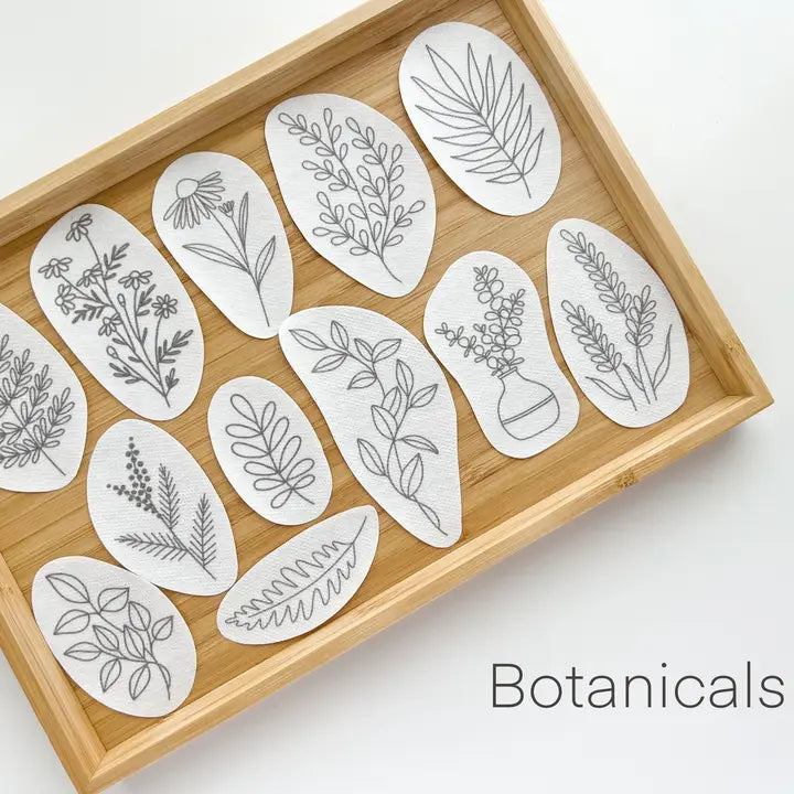 Stick & Stitch Embroidery Patterns - Floral