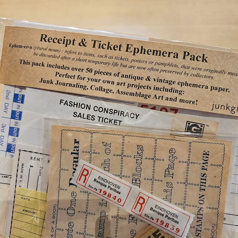 Receipts & Tickets Pack