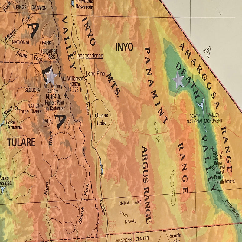California Wall Map