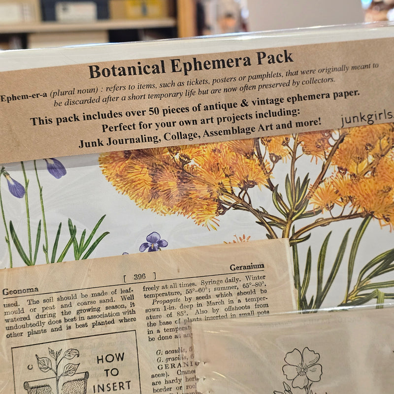Botanical Ephemera Pack