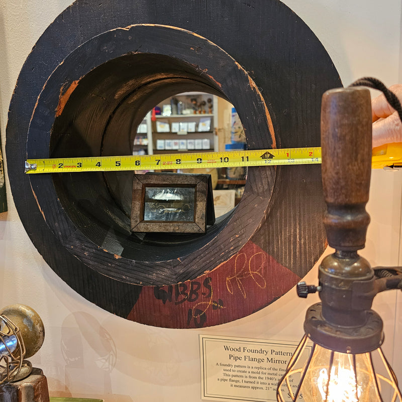 Round Foundry Pattern Mirror-Small