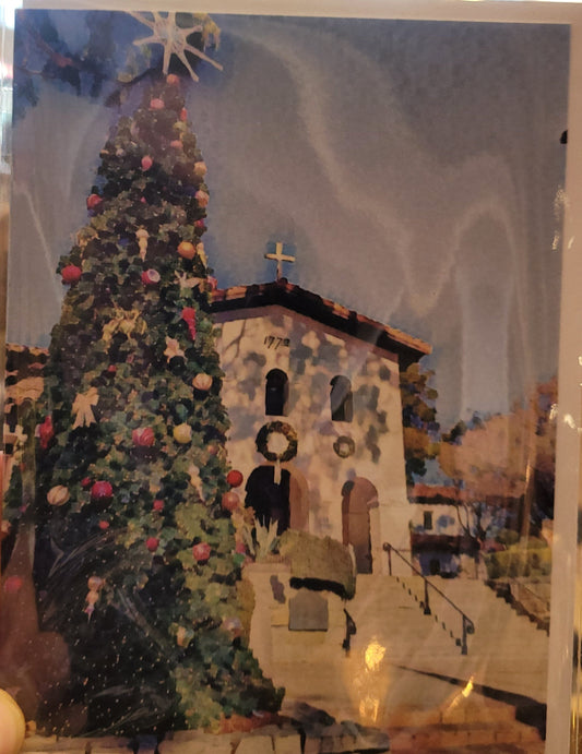 Mission San Luis Obispo de Tolosa Holiday Greeting Card