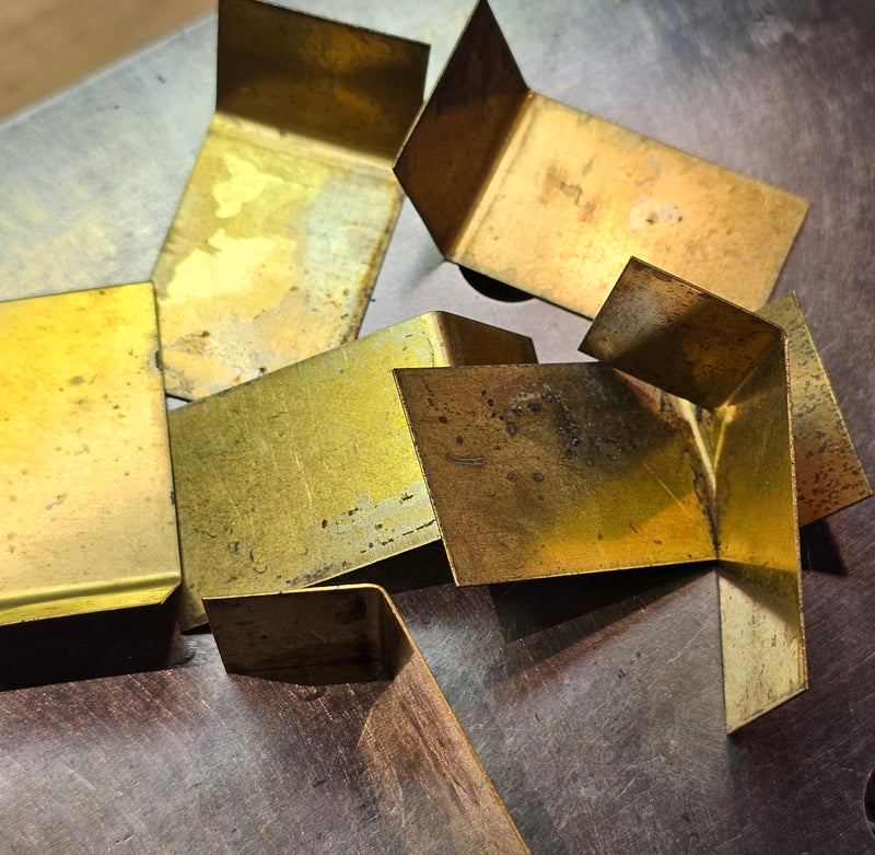 JUST ONE MORE CHAPTER - Hand Stamped Brass Bookmark