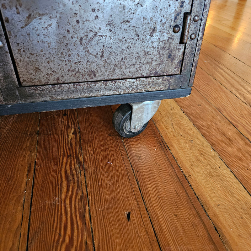 Vintage Locker Butcher Block Island