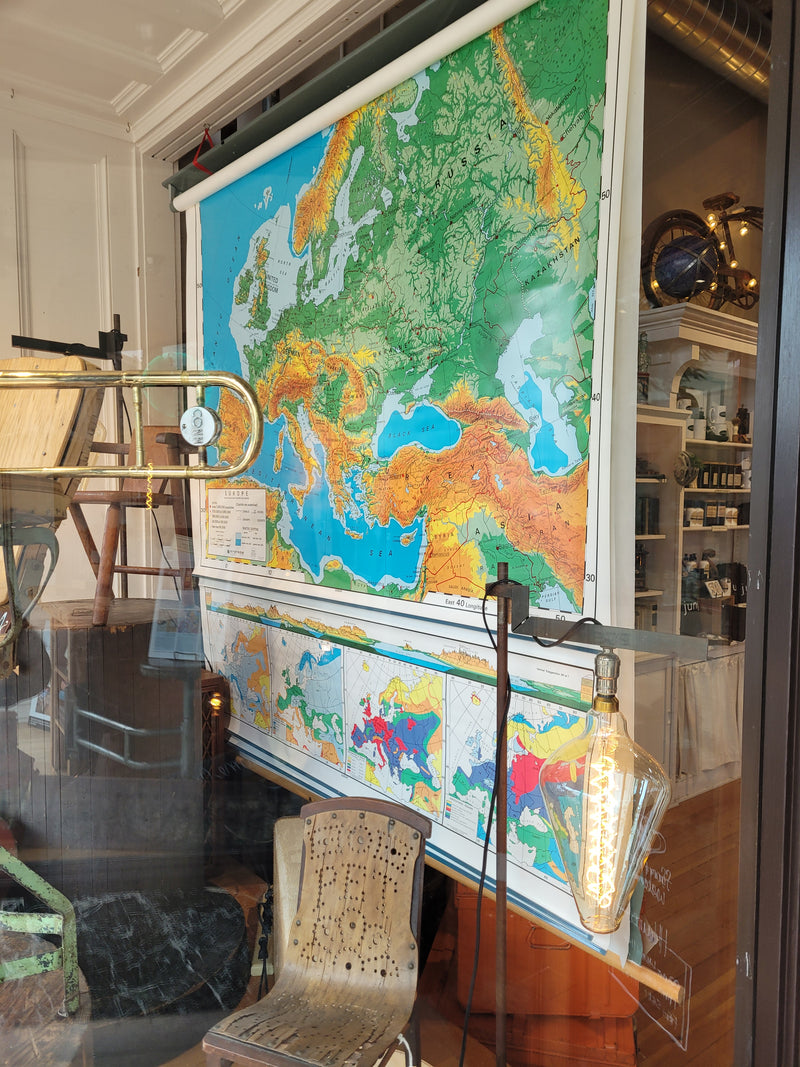 Europe/Asia Wall Map(s) Large