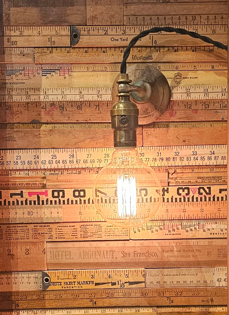 Ruler Lamp Sconce Wall Light Ruler