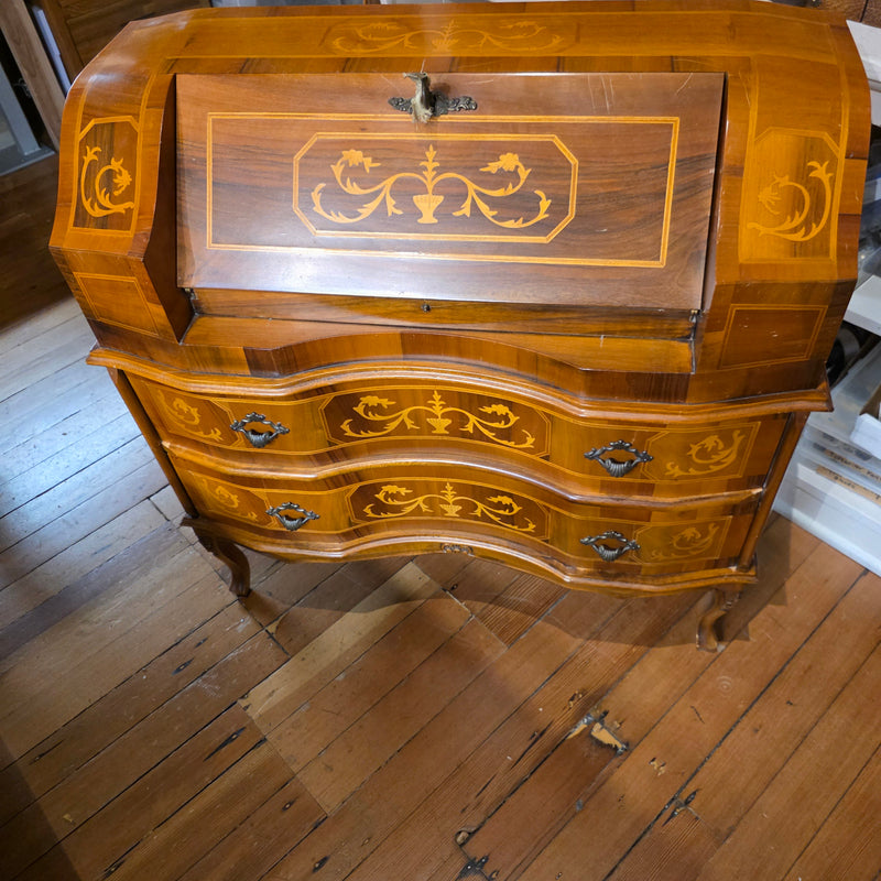 FLASH SALE French Inlay Wood Desk