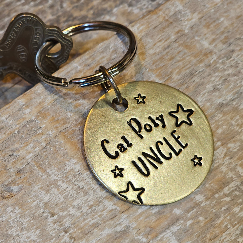 Cal Poly Uncle - Hand Stamped Brass