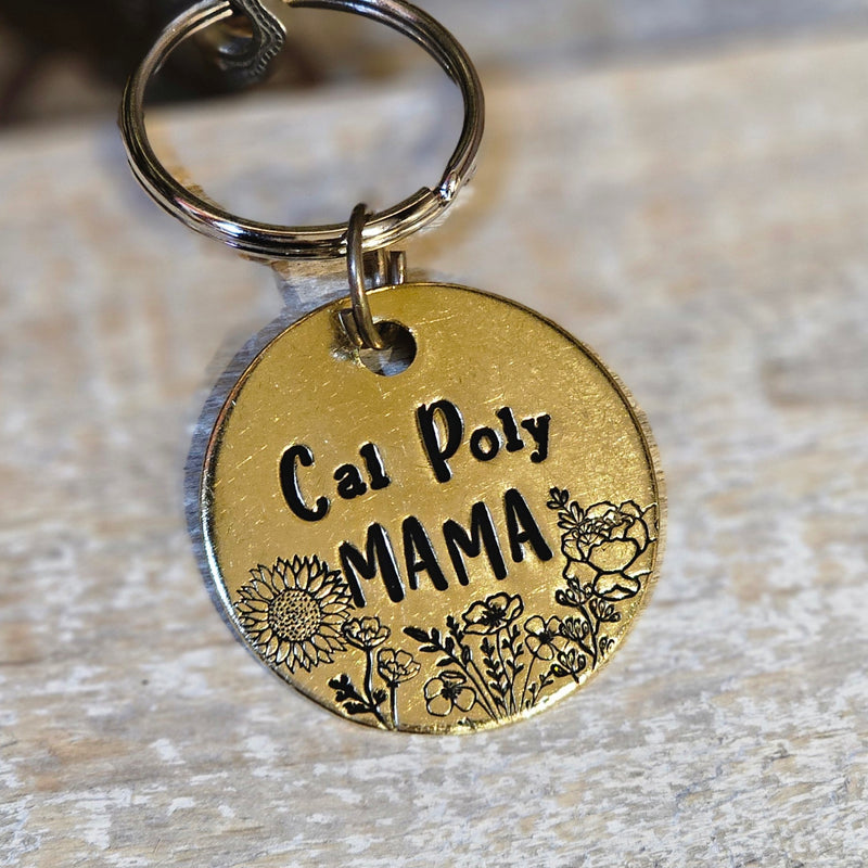 Cal Poly MAMA - Hand Stamped Brass