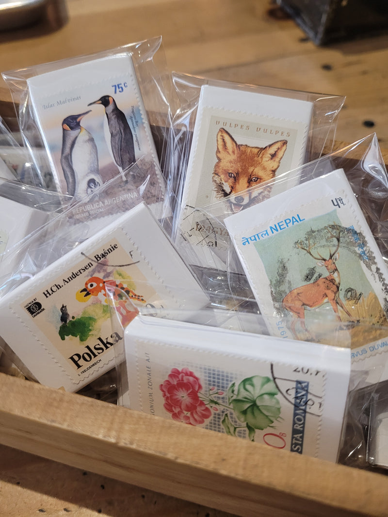 Vintage Stamp Matchbox