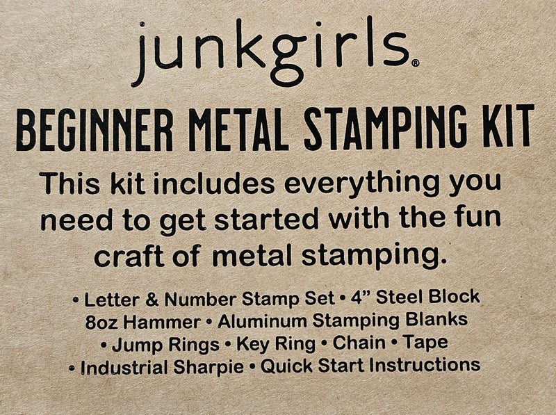 Beginner Metal Stamping Kit w/ Hammer