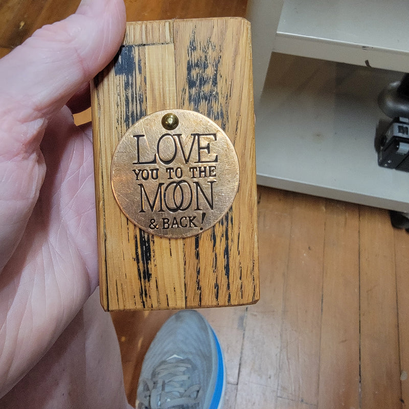 Love You To The Moon & Back Inspo Block