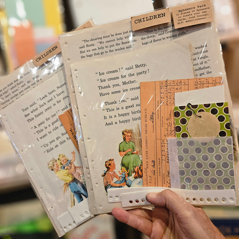 Children Ephemera Pack 2
