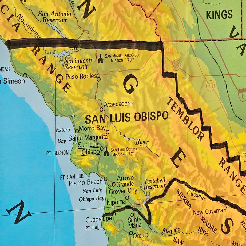 California Wall Map