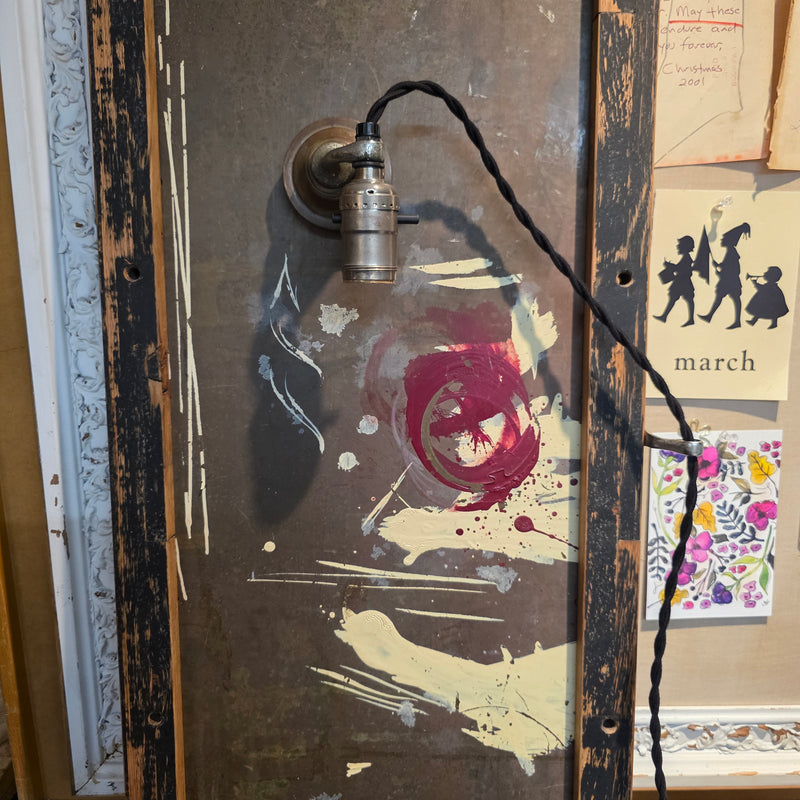 Red Circle Wall Lamp