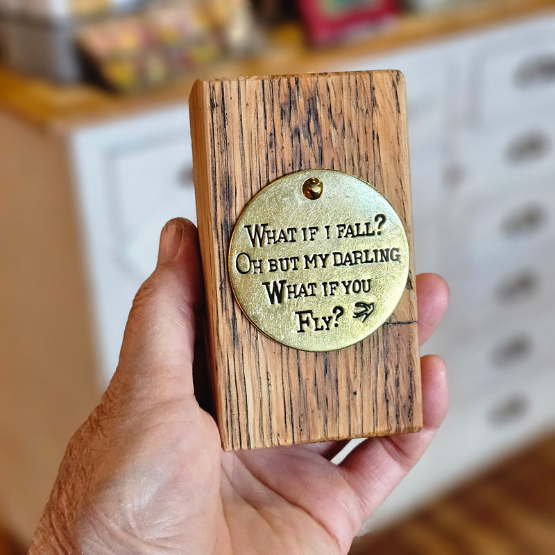 What if i fall...?  Inspiration Block