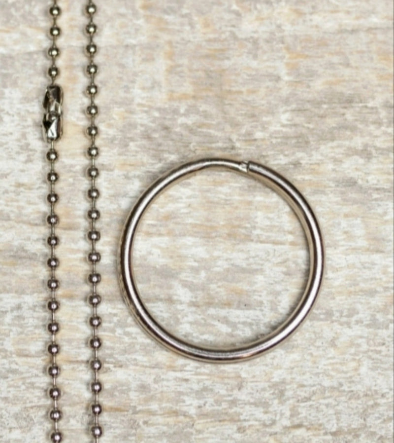 My DOG thinks i'm a Catch - Hand Stamped Brass