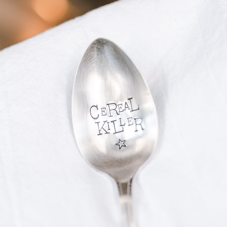 Cereal Killer - Silver Plate Spoon