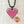 Load image into Gallery viewer, Chunky Dk Pink Glitter Heart Necklace*
