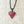Load image into Gallery viewer, Chunky Dk Pink Glitter Heart Necklace*
