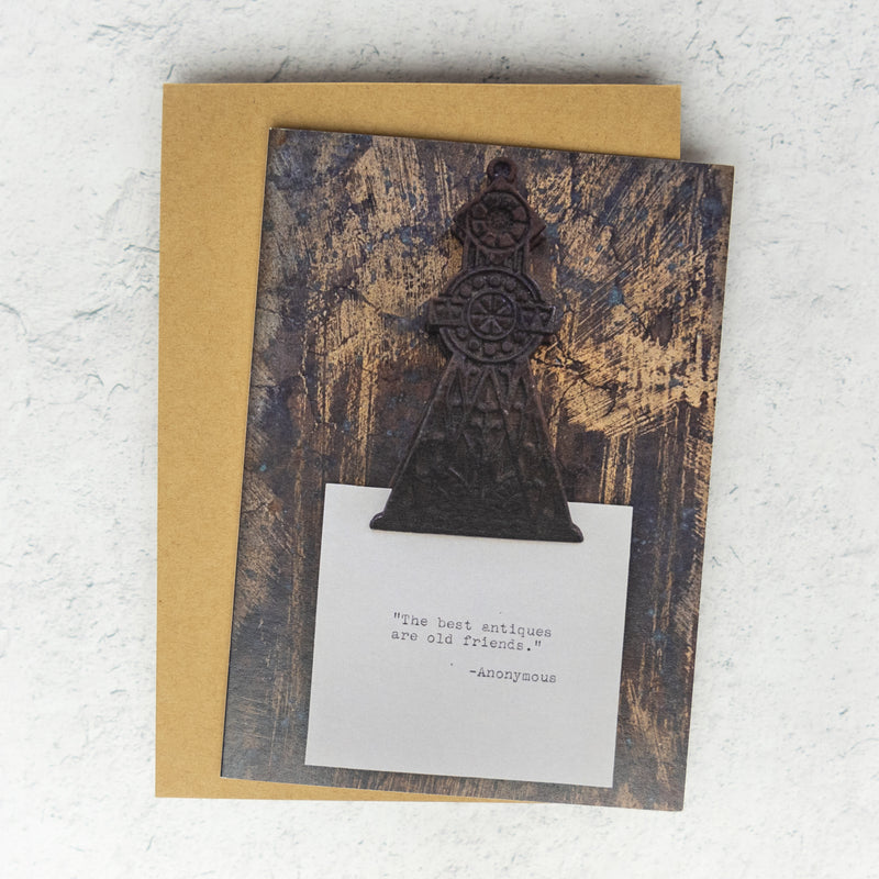 The Best Antiques are old Friends Greeting Cards