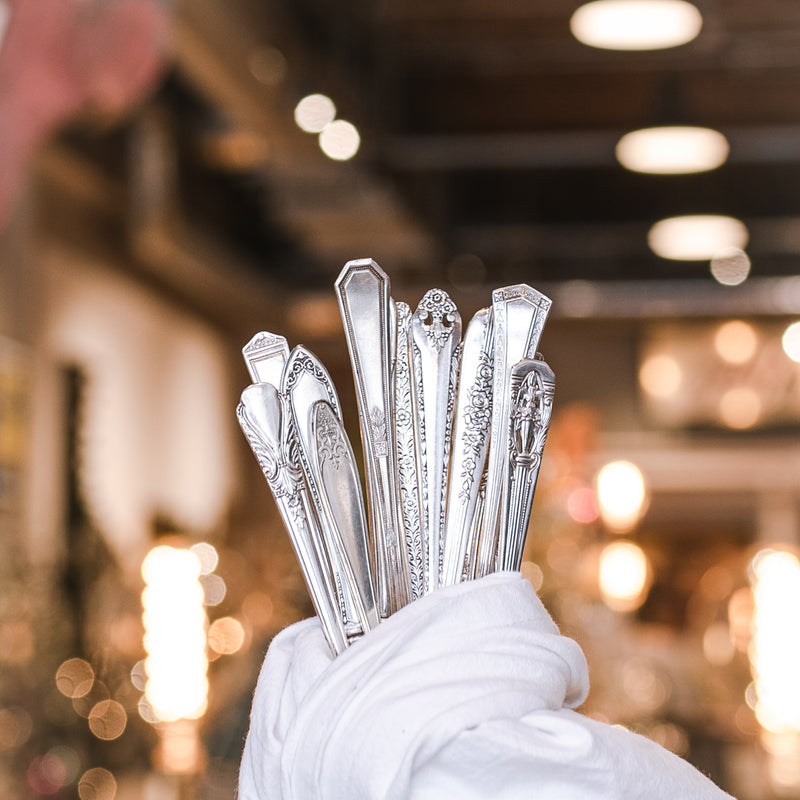 Spread Joy Silver Plate Spreader Hand Stamped