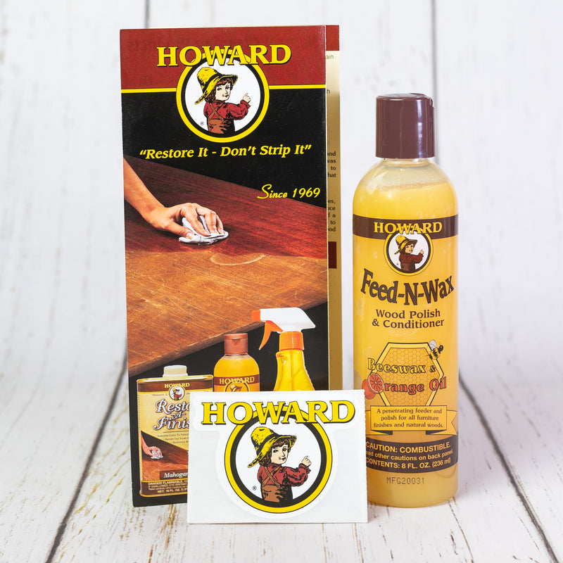 Howard Feed-N-Wax Wood Polish & Conditioner Made in U.S.A