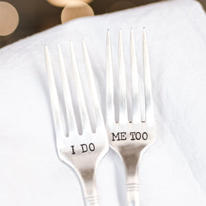 I Do Me Too - Silver Plate Fork Set