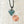 Load image into Gallery viewer, Wee Heart Blue Glitter Heart w/ Chain*
