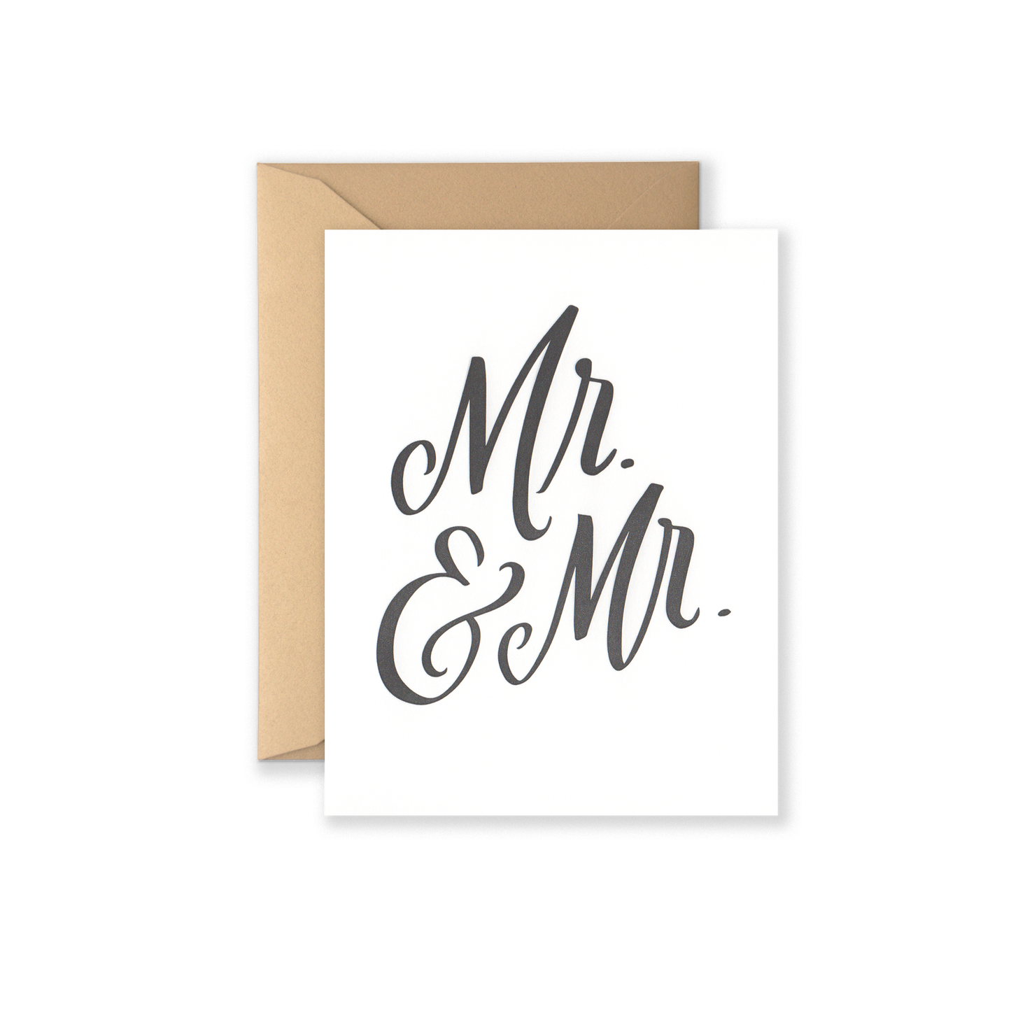 Mr. and Mr. Wedding Card