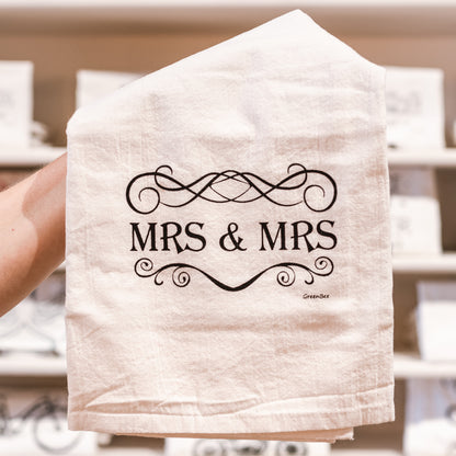 Mrs. & Mrs. Cotton Tea Kitchen Towel