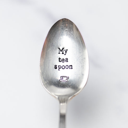 My Tea Spoon - Hand Stamped Spoon